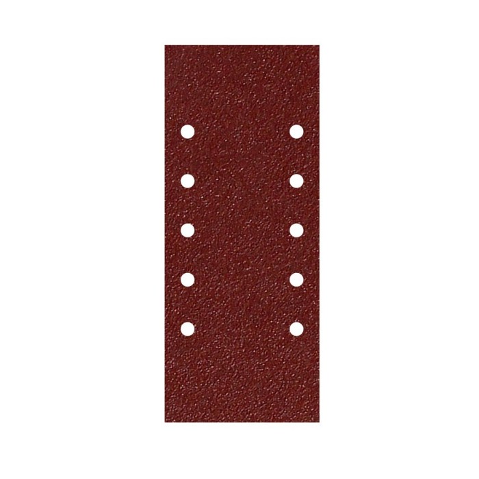 Lija Recambio Con Velcro 115x280 mm, con Agujeros Grano  40 (10 Piezas) al por Mayor | Almacén de Ferretería