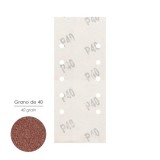 Lija Recambio Con Velcro 115x280 mm, con Agujeros Grano  40 (10 Piezas) al por Mayor | Almacén de Ferretería