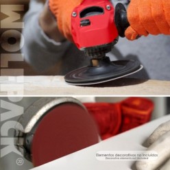 Lija Recambio Velcro Amoladora Ø 180 mm, Grano  40 (10 Piezas)