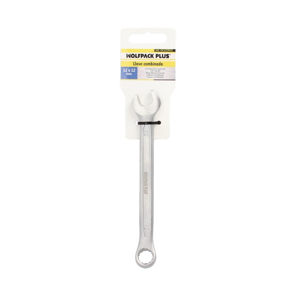 Llave Combinada Plus 12x12 Acero Cromo Vanadio DIN 3113, Llave Doble Boca, Llave Fija, Llave Estrella al por Mayor | Almacén de 