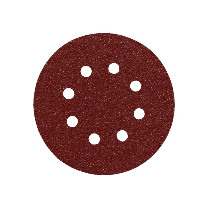 Lija Recambio Velcro Disco Ø 125 mm, con Agujeros Grano  80 (10 Piezas) al por Mayor | Almacén de Ferretería