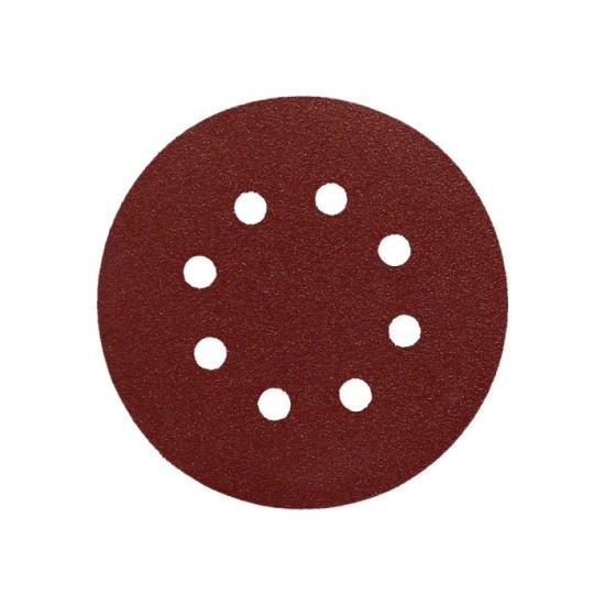Lija Recambio Velcro Disco Ø 125 mm, Con Agujeros Grano 180 (10 Piezas) al por Mayor | Almacén de Ferretería