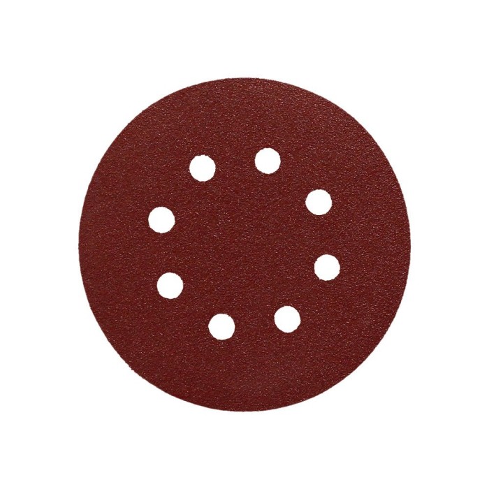 Lija Recambio Velcro Disco Ø 125 mm, Con Agujeros Grano 180 (10 Piezas) al por Mayor | Almacén de Ferretería
