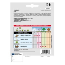 Semillas Tomate Raf (1,5 gramos) Semillas Verduras, Horticultura, Horticola, Semillas Huerto,