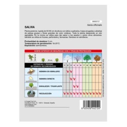 Semillas Aromaticas Salvia (1 gramo) Horticultura, Horticola, Semillas Huerto,