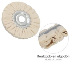 Disco Pulidor De Tela Para Amoladora / Esmeriladora Ø 150 mm,