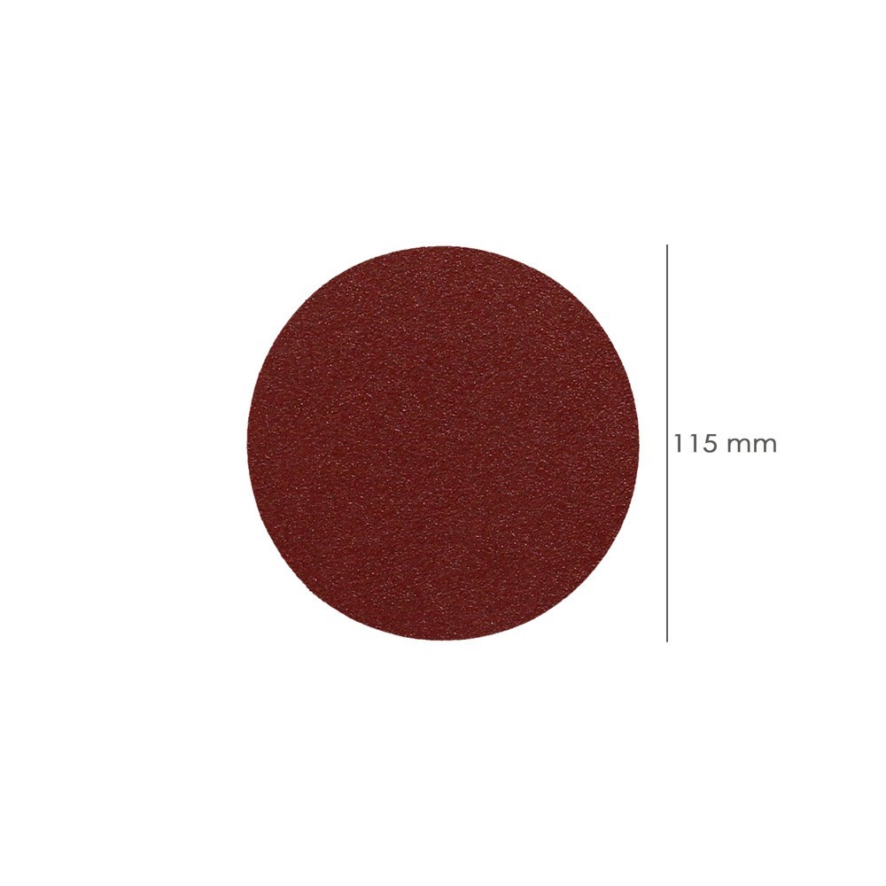 Lija Recambio Velcro Para Amoladora Ø 115 mm, Grano  80 (10 Piezas) al por Mayor | Almacén de Ferretería
