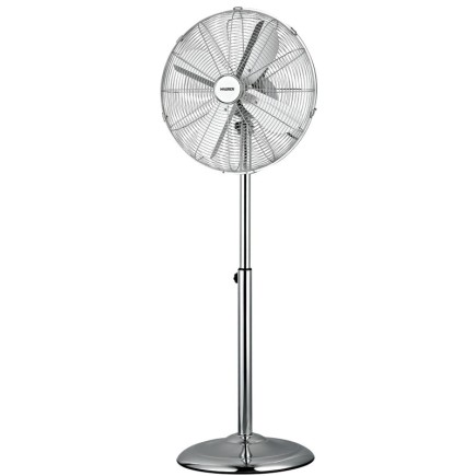 Ventilador Pie Ø 44,5 cm, Altura 130 cm, 60 watt, Ventilador oscilante, Ventilador Pie silencioso, Circulador de aire,