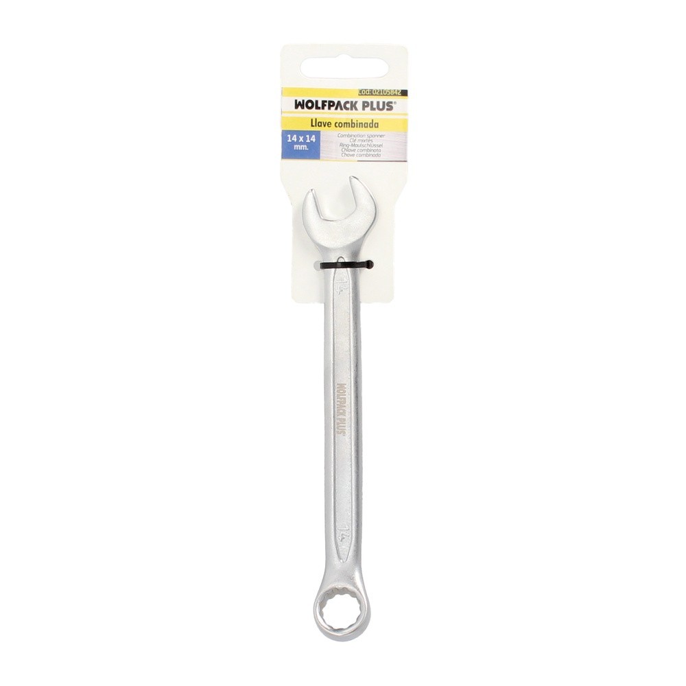 Llave Combinada Plus 14x14 Acero Cromo Vanadio DIN 3113, Llave Doble Boca, Llave Fija, Llave Estrella al por Mayor | Almacén de 