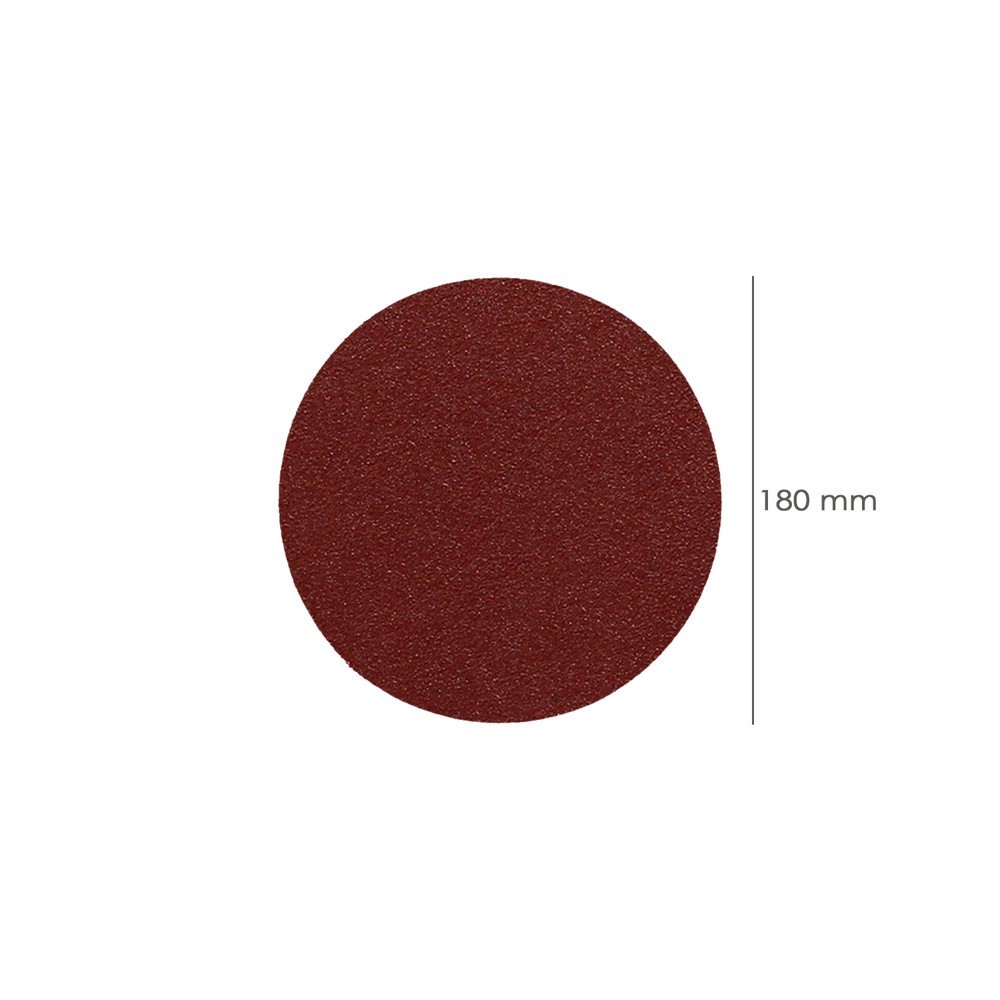 Lija Recambio Velcro Para Amoladora Ø 180 mm, grano 120 (10 Piezas) al por Mayor | Almacén de Ferretería