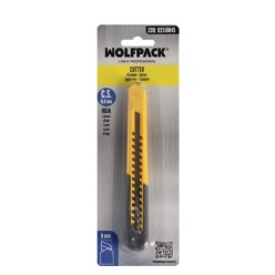 Cutter Profesional Hoja Acero Al Carbono 9 mm, con Clip De Sujeción, Cuter Manualiadades, Cutters Trabajo,