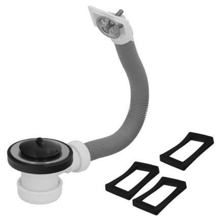 Valvula Fregadero  Ø70 mm, 1 1/2" Con Rebosadero