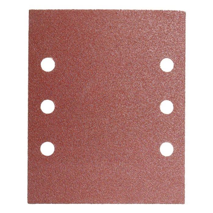 Lija Recambio Con Velcro 114x140 mm, Con Agujeros Grano  180 (10 Piezas) al por Mayor | Almacén de Ferretería