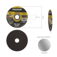 Disco Corte Abrasivo Inoxidable 125x1,0x22,2  mm, Disco Radial Disco Amoladora Universal Compatible Con Todas Las Amoladoras,