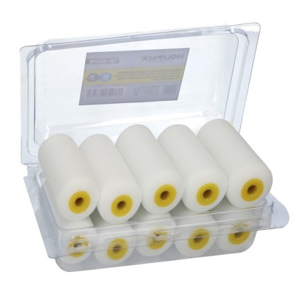 Rodillo Espuma Recambio Para Esmalte Acrilico 100 mm,  Set 10 Rodillos, Rodillo Espuma, Rodillo Pintura Acrilica