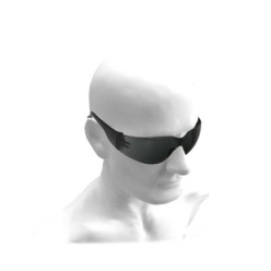 Gafas Proteccion Con Patillas Flexibles Certificación EN166, Lente Color Gris, Gafas Protección Gafas Trabajo