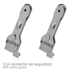 Rascavidrios Plastico Amarillo Hoja 43 mm, Rasqueta Vitroceramica, Rascador Vidrio, Rascador Vitroceramica,