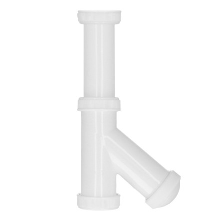 Sifon y Griega Extensible 1-1/2" Salida de Ø 40 mm, Tubo Liso