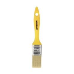 Paletina Profesional Cerda Blanca Ancho 30 mm, Cerdas Naturales Mango Plastico Ergonomico, Brocha Pintor, Pincel Pintura