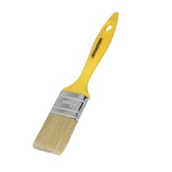 Paletina Profesional Cerda Blanca Ancho 40 mm, Cerdas Naturales Mango Plastico Ergonomico, Brocha Pintor, Pincel Pintura