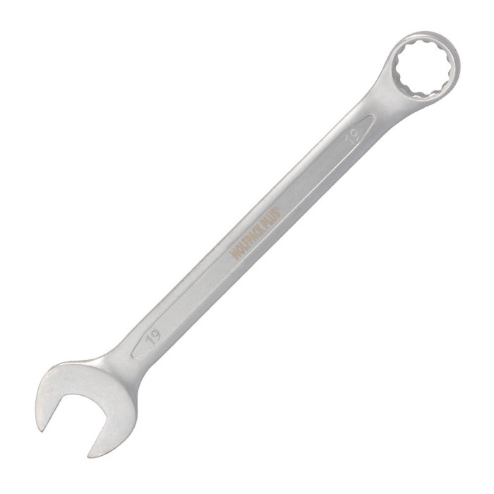 Llave Combinada Plus 19x19 Acero Cromo Vanadio DIN 3113, Llave Doble Boca, Llave Fija, Llave Estrella al por Mayor | Almacén de 