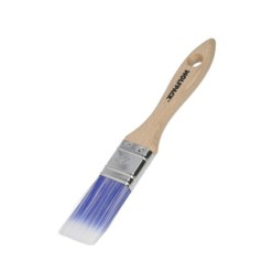 Paletina Profesional Plus Ancho 30 mm, Cerdas Sintenticas PBT, Mango Madera Haya Ergonomico, Brocha Pintor, Pincel Pintura