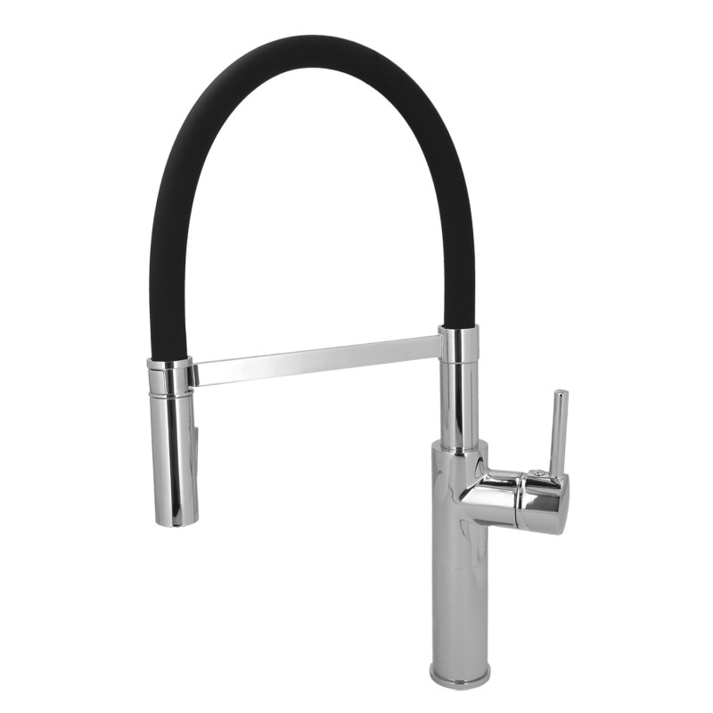 Monomando Fregadero Flexible Con Soporte Grifo Flexible Chorro Aireado, Chorro Rociado, Grifo Cocina, Grifo Alto,Grifo Fregadero