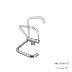 Monomando Fregadero Caño Alto Abatible, Grifo 360º, Chorro Aireado, Grifo Cocina, Grifo Alto, Grifo Fregadero