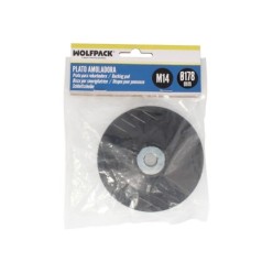 Plato Amoladora Nylon Ø 178 mm, Con Rosca M14, Disco Plástico Para Bonete