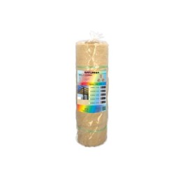 Malla Sombreo Rollo 1,0 x 50 metros, Reduce Radiación, Protección Jardín y Terraza, Regula Temperatura, Color Beige