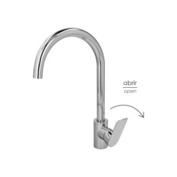 Monomando "Hamburgo" Fregadero Instalacion Facil, Cartucho Cerámico De 35mm,