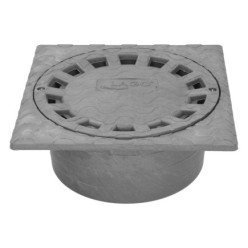 Sumidero Sifonico Pvc 20x20 cm, salida De Ø 90 / 110 mm,