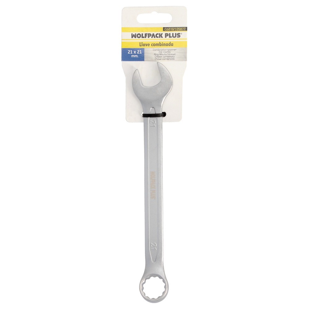 Llave Combinada Plus 21x21 Acero Cromo Vanadio DIN 3113, Llave Doble Boca, Llave Fija, Llave Estrella al por Mayor | Almacén de 