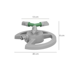 Aspersor Plastico Giratorio 3 Brazos,