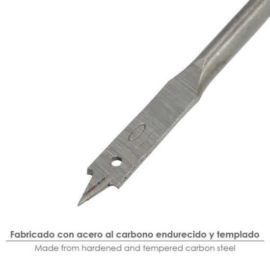 Broca Plana Madera 3 Puntas Wolfpack   10,00 mm, al por Mayor | Almacén de Ferretería