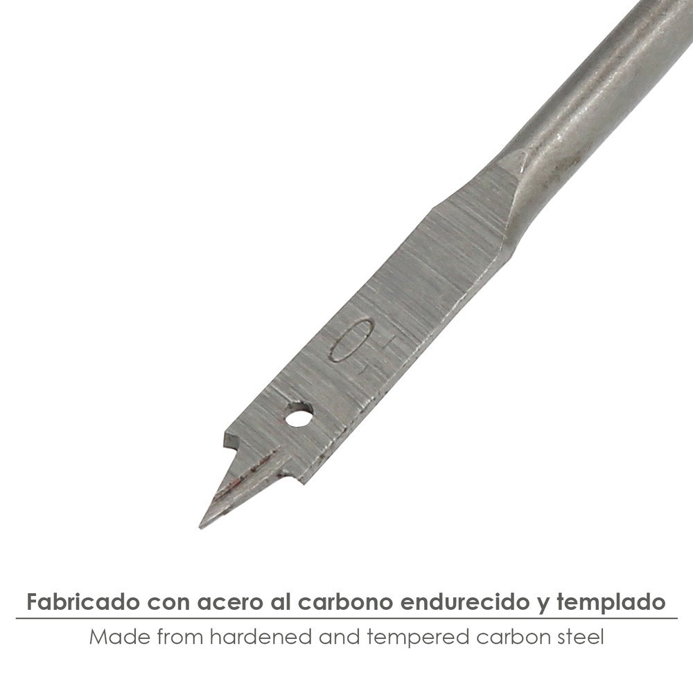 Broca Plana Madera 3 Puntas Wolfpack   10,00 mm, al por Mayor | Almacén de Ferretería