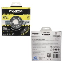 Disco Corte Metales Universal  Ø 115 x 1,7 mm, Filo de Diamante Disco Corte Acero, Chapa, Hierro, Aluminio