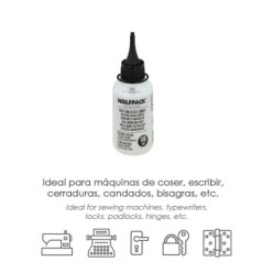 Aceite Lubricante Multiuso Liquido 100 ml, Aceite Cadenas, Aceite Bisagras, Aceite Maquinas Coser, Aceite Cerraduras