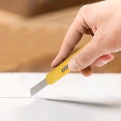 Cutter Profesional Hoja Acero Al Carbono 18 mm, Cuter Manualiadades, Cutters Trabajo,