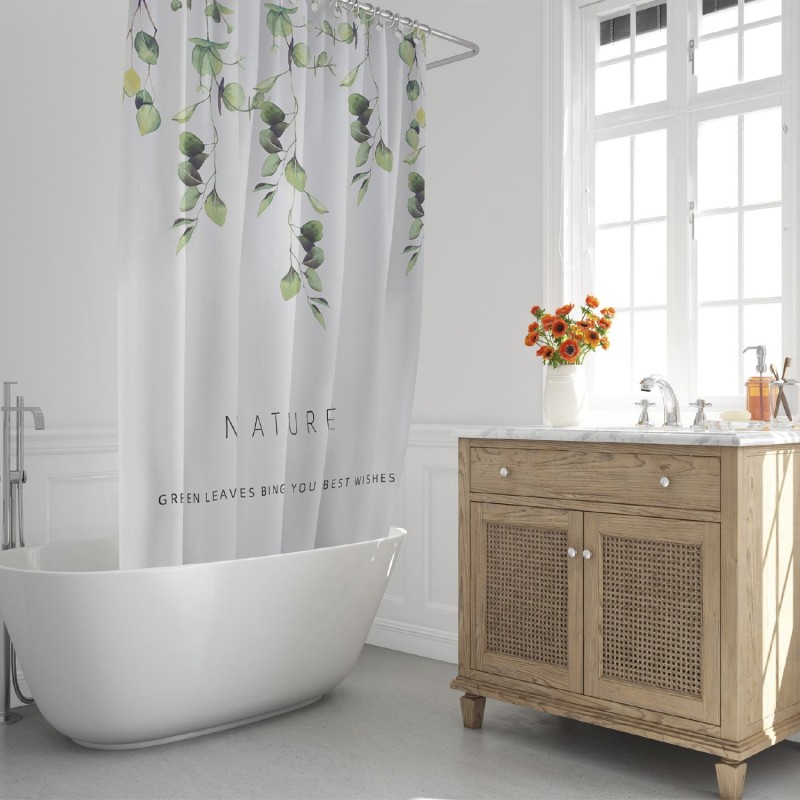 Cortina Ducha Nature 180x200 cm, Impermeable