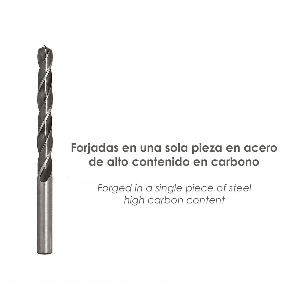Broca Espiral Madera y Plástico Wolfpack   8,00 mm, al por Mayor | Almacén de Ferretería