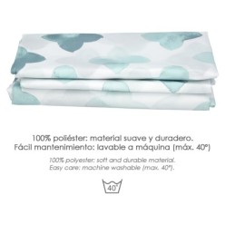 Cortina Ducha Geometrica Azul 180x200 cm, Impermeable