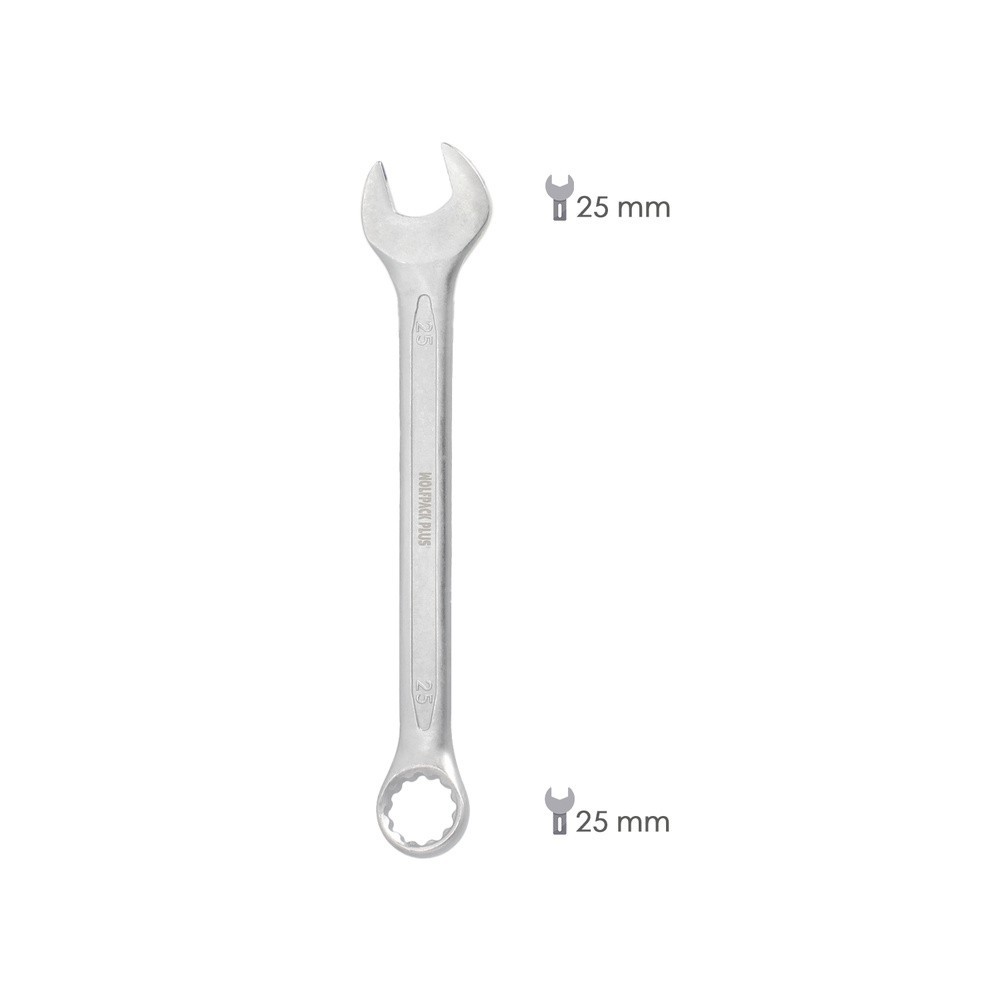 Llave Combinada Plus 25x25 Acero Cromo Vanadio DIN 3113, Llave Doble Boca, Llave Fija, Llave Estrella al por Mayor | Almacén de 