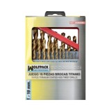 Estuche Brocas Hss Titanio 1-10 mm, 19 Piezas al por Mayor | Almacén de Ferretería