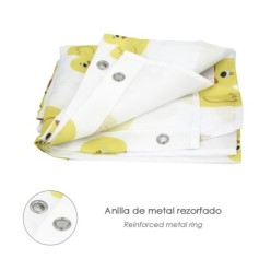 Cortina Ducha Patitos 180x200 cm, Impermeable