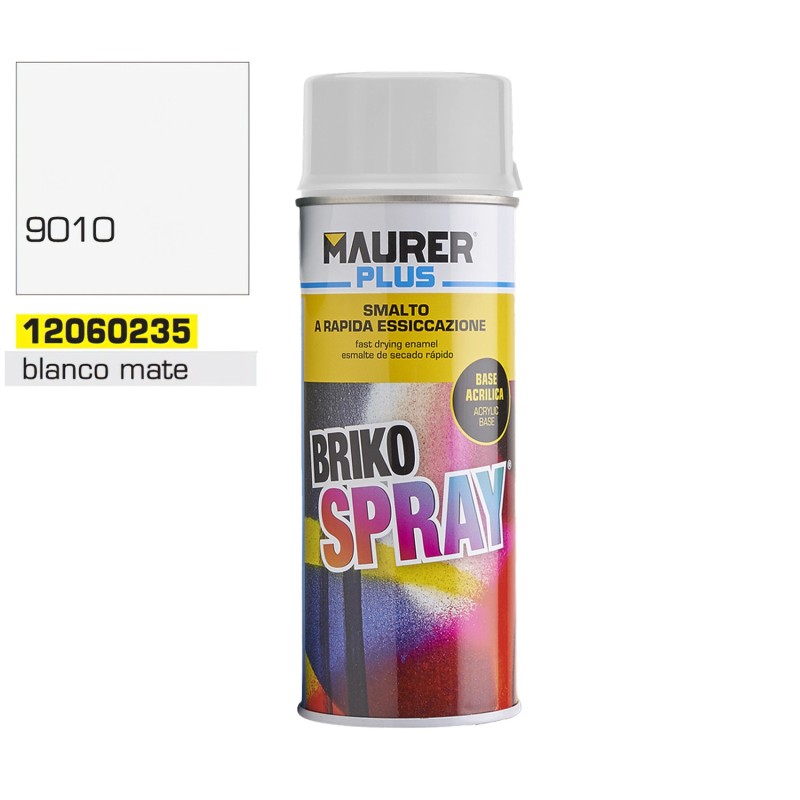 Spray Pintura Blanco Mate 400 ml,
