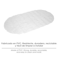 Alfombra Bañera Antideslizante 67x38 cm,