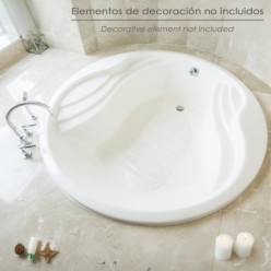 Alfombra Bañera Antideslizante 67x38 cm,