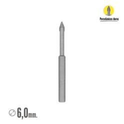 Broca Porcelanicos Duros Ø 6,0 mm,