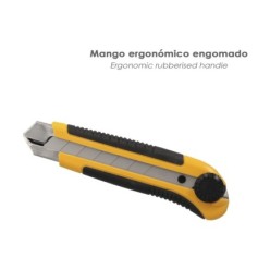 Cutter Ancho Profesional Hoja Acero Sk5 25mm,